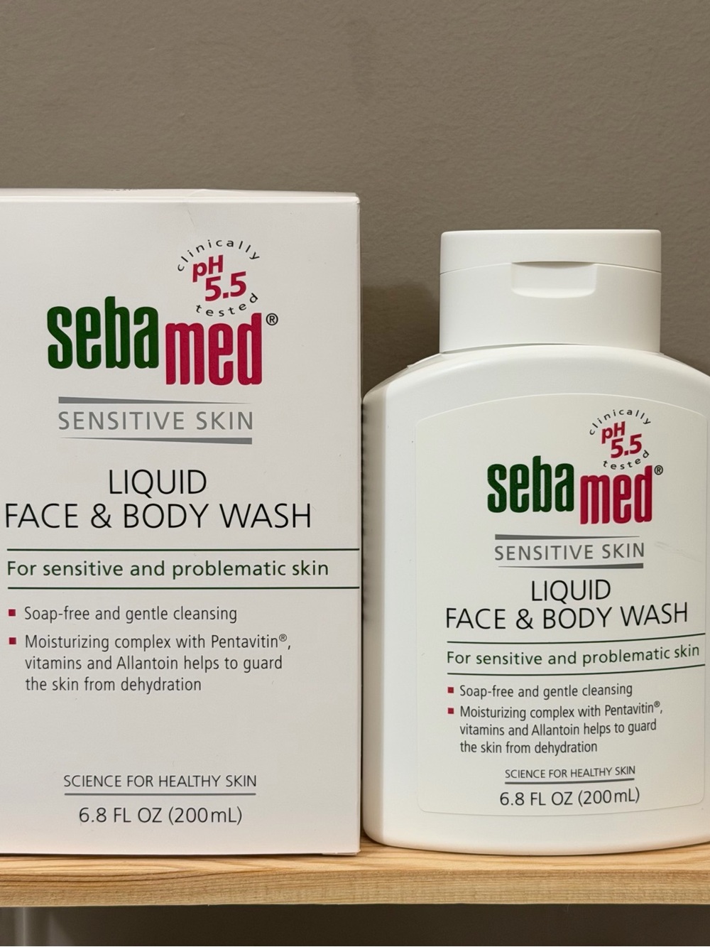 Sebamed Sensitive Skin Liquid Face & Body Wash - 200ml